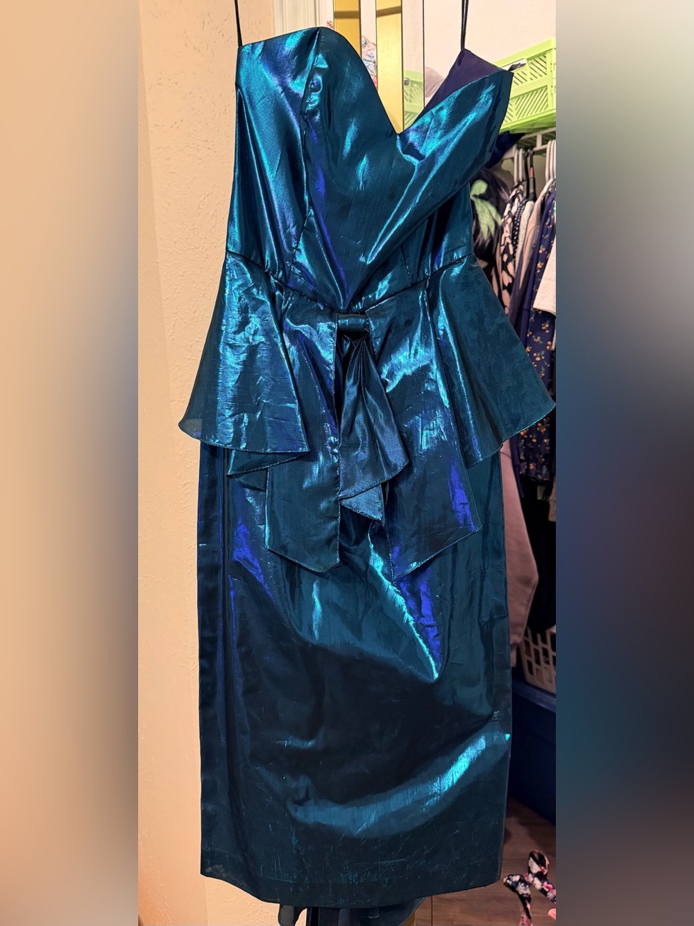 80’s Prom Dress with Bow Size 5/6